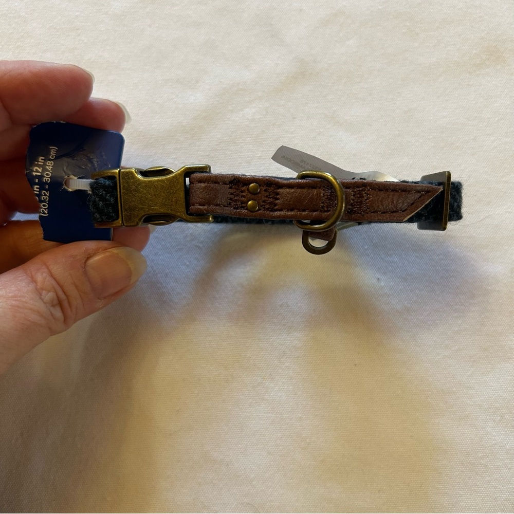 XS Brown & Black Dog Collar